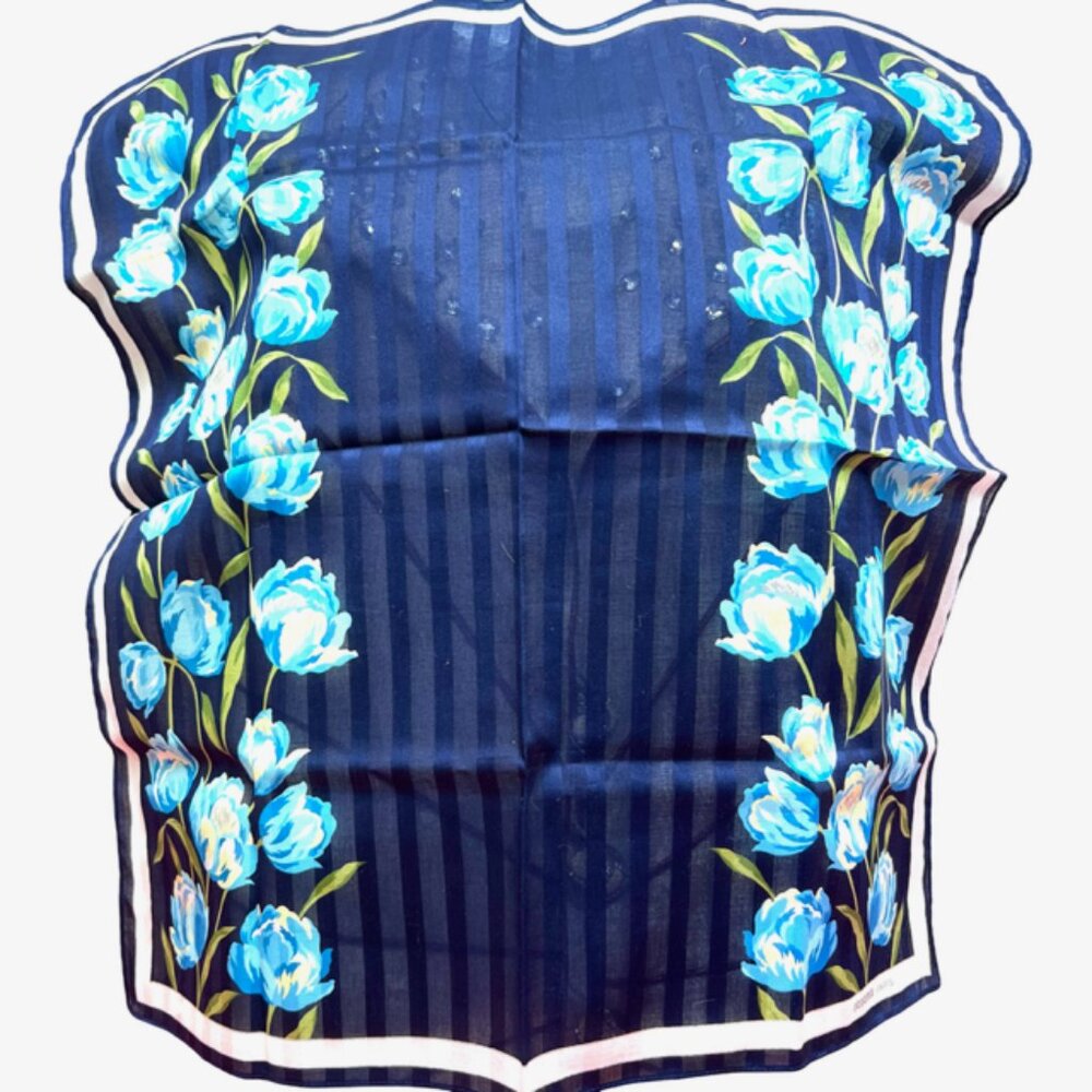 BUNDLE 4:  CELINE P-HANAE M-RENOMA-JP  MiniScarf/Handker Cotton/Silk 25" 21"(86 - Picture 9 of 15